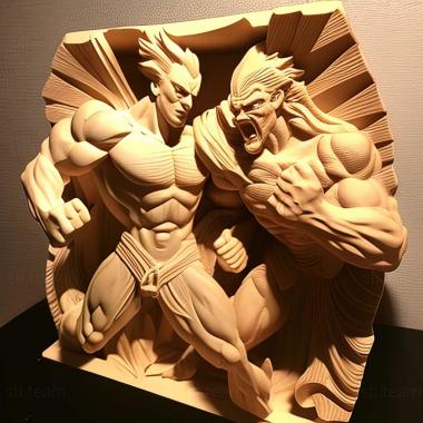 3D модель The Road to Humilau Seigaiha Gym Battle Mantain VS Daik (STL)